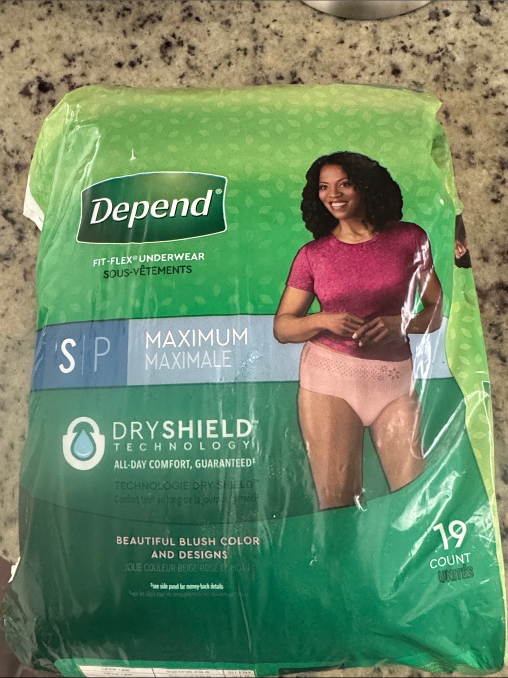 Depend Maximum Fit-Flex Underwear - size small, 19 count